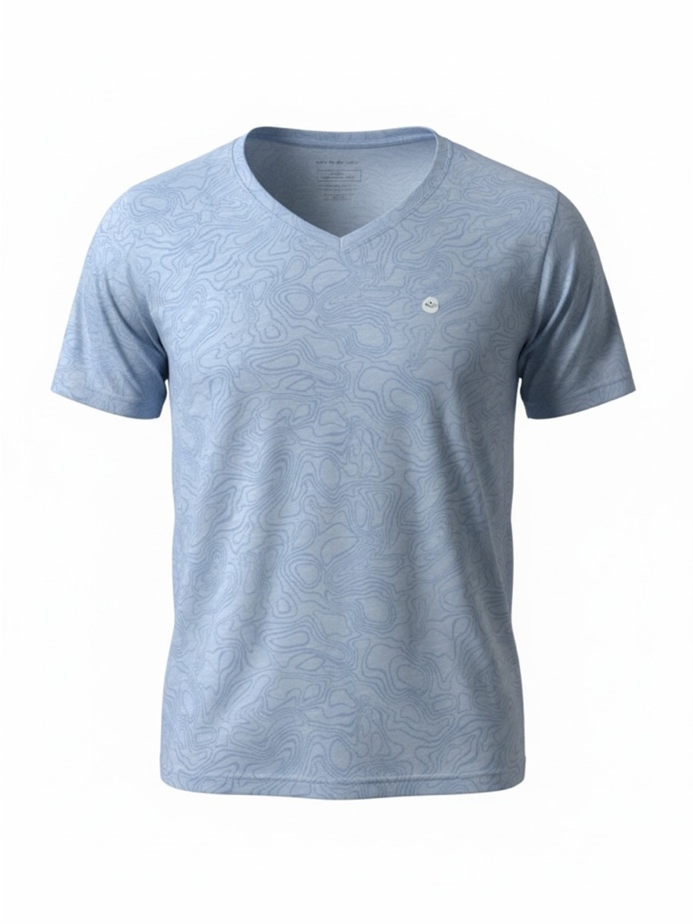 Women’s Eddie Bauer Light Blue V-neck T-Shirt size Medium - Picture 2 of 4
